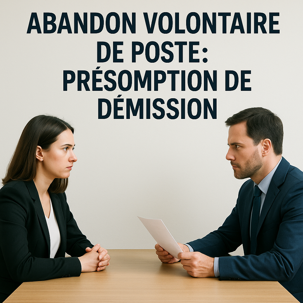 L’abandon de poste et la présomption de démission : évolution jurisprudentielle