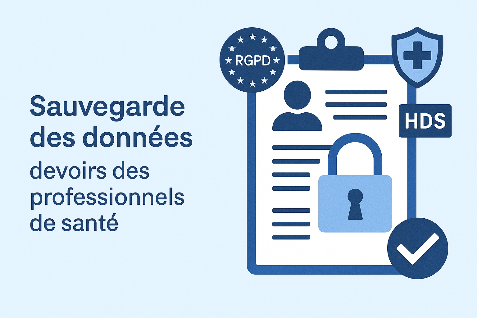 Sauvegarde des données : devoirs des professionnels de santé
